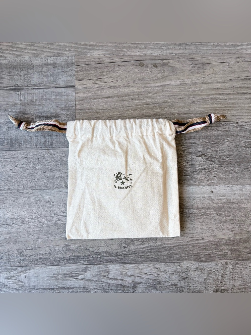 Il Bisonte Small Canvas Dust Bag 5.75”x6”